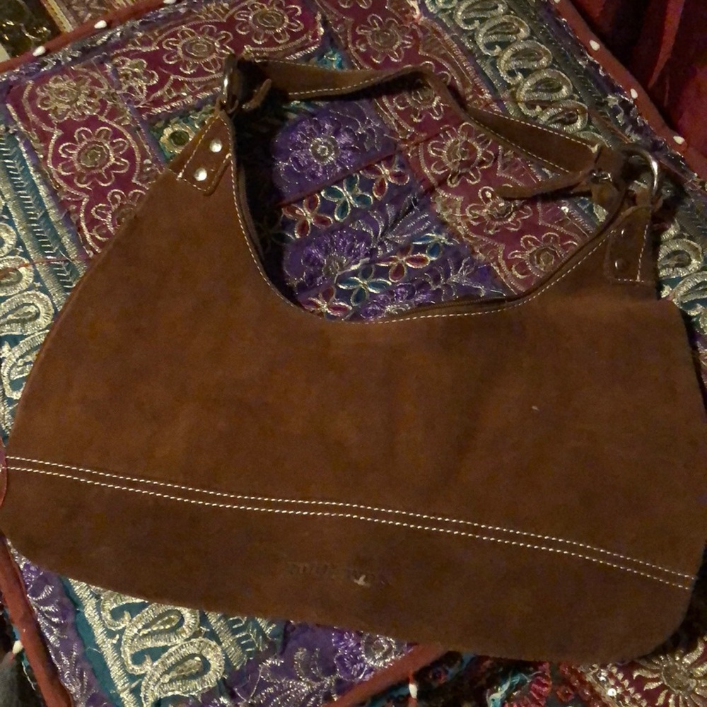 Ruff Hewn Suede purse